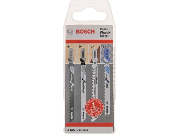 Bosch puu/metalli taltta sarja 15 kpl