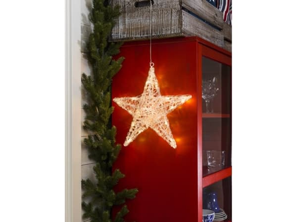 Konstsmide 6102-103, Koristevalohahmo, Läpinäkyvä, Muovi, IP20, 24 lamppua, LED