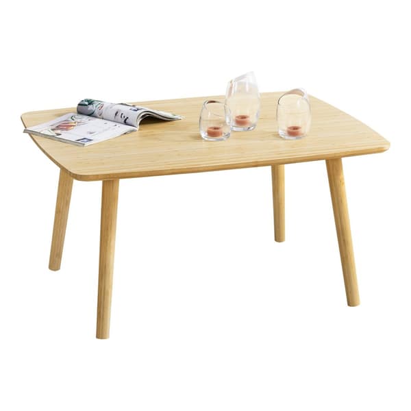 Soffbord Nurmijärvi 40x80x60 cm bambu [en.casa]
