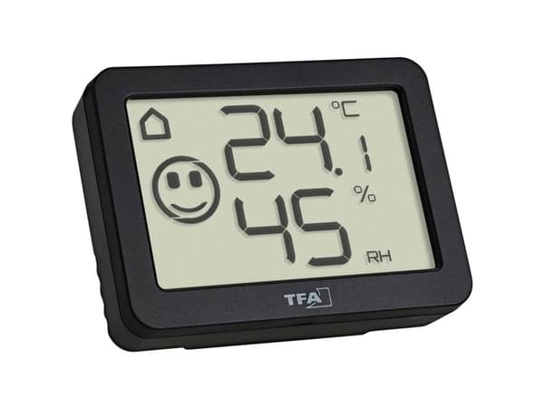 TFA Dostmann 30.5055.01 Termo- /hygrometri Sort