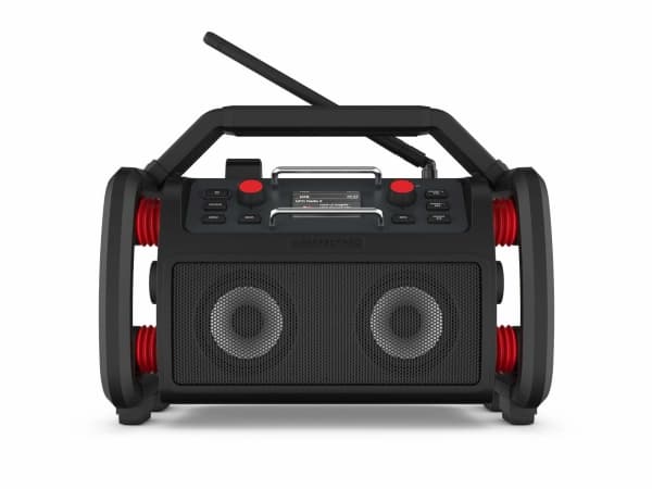 Perfectpro Rockpro, Arbeidsplass, Digitalt, DAB+, FM, 30 W, 7,62 cm, Sort, Rød