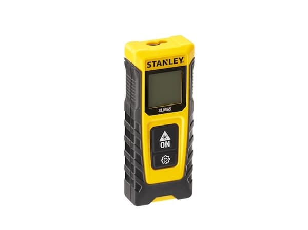 Stanley SLM65, Avståndslasermätare, Matarfack, m, Svart, Gul, Digital, LCD, 20 m