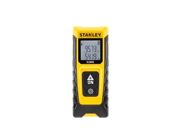 Stanley SLM65, Avståndslasermätare, Matarfack, m, Svart, Gul, Digital, LCD, 20 m