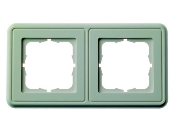 Telegärtner Double frame for AMJ/UMJ, 151 mm, 80 mm