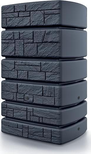 Prosperplast sadevesisäiliö Tower Stone antrasiitti 500L