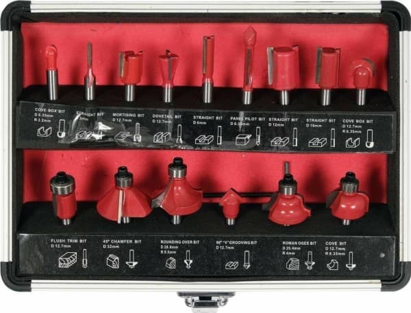 Yato YT-68007, Poranteräsarja, 6 mm, 15 kpl, 3, 6, 6,35, 12, 12,7, 16, 22, 24,4, 28,6, 32 mm