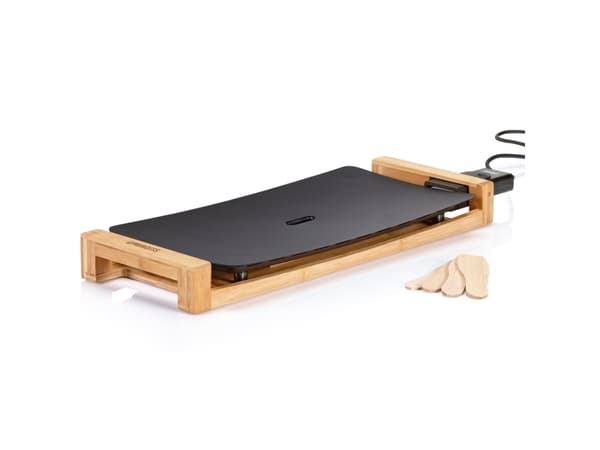 Princess 103026, Benkeplate, Aluminium, Bamboo, Sort, Aluminium, Bamboo, 500 x 250 mm, 6 person(er)
