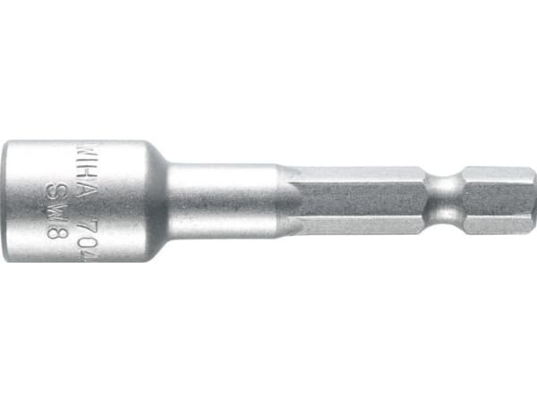 Wiha 04631, 1 stykker, Sekskantet, 25,4 / 4 mm (1 / 4"), Kromvanadiumstål, Rustfritt stål, CE