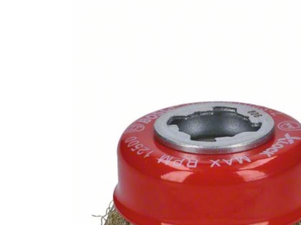 Bosch 2 608 620 730, Kuppiharja, Tasainen keskiosa, Alumiini, Kirjometalli, Putki, Profiili, Terästä, Bosch, 7,5 cm, Messinki, Punainen