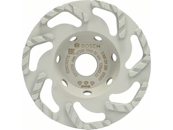 Bosch 2 608 201 229, Slipehjul, Betong, Diamant, Bosch, Sølv, 2,22 cm