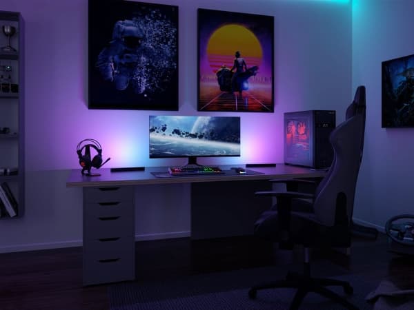 Paulmann Dynamic RGB, Kjede, Sort, Aluminium, Plast, IP20, II, LED