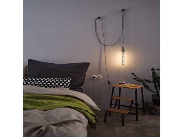 Paulmann Neordic Eldar riippuvalaisin on/off-kytkimellä max 1x20W E27 Red/Brüniert 230V Metall