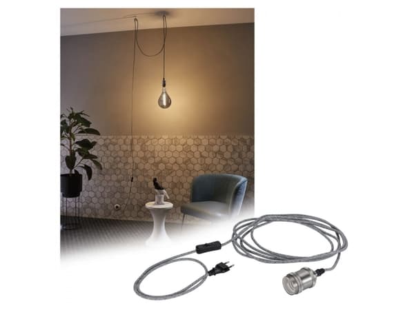 Paulmann Neordic Eldar riippuvalaisin on/off-kytkimellä max 1x20W E27 Red/Brüniert 230V Metall