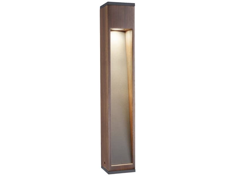 Wooden garden pole Trabia 60cm IP44 GU10 3000K 230V wood