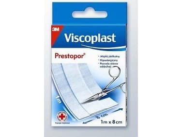 3M Plast.PRESTOPOR 1m x 8cm nonwovens. 1 piece.
