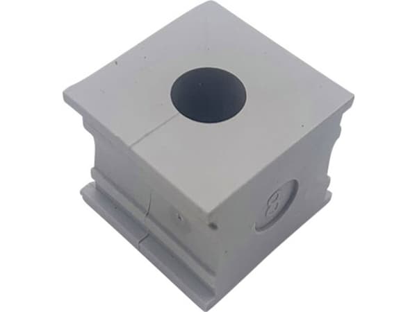 TRU COMPONENTS ELT 8 Kabelgennemføring slidset Klemme-diameter (max.) 9 mm Elastomer Grå 1 stk