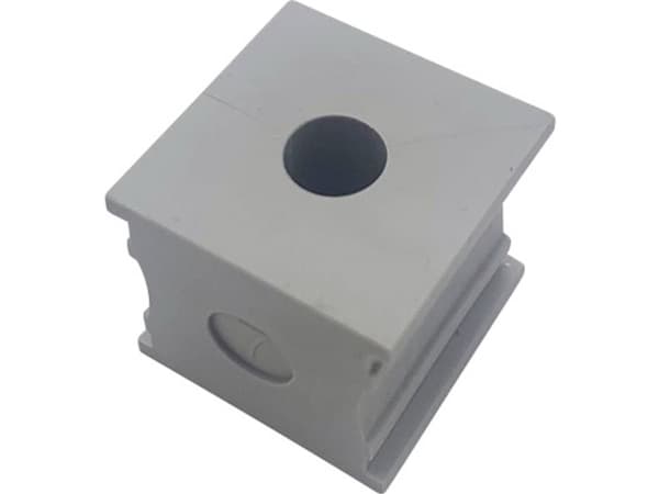 TRU COMPONENTS KT 7 Kabelgennemføring Klemme-diameter (max.) 8 mm Elastomer Grå 1 stk