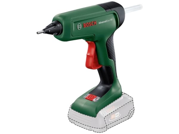Bosch AdvancedGlue 18V - Varmsmeltelimpistol - trådløs - 11 mm - uten batteri - 18 V - SOLO