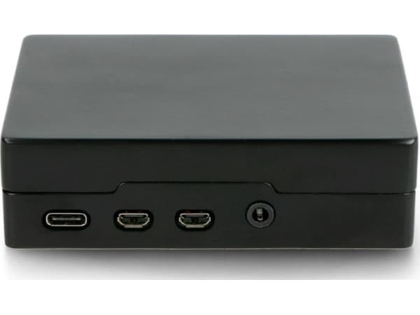 OEM Raspberry Pi 4B alumiinikotelo - musta