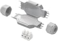 Miniatyrbild 2 av 2: Raytech kopplingsdosa med inbyggd gel 80x36x23 1 st.m/kl+fork-IP68.Terminal 3x2,5mm2