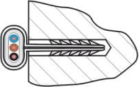 Ergom Flatkabelholdere UZPP2 type 100 stk. (E01UI-01050400101)