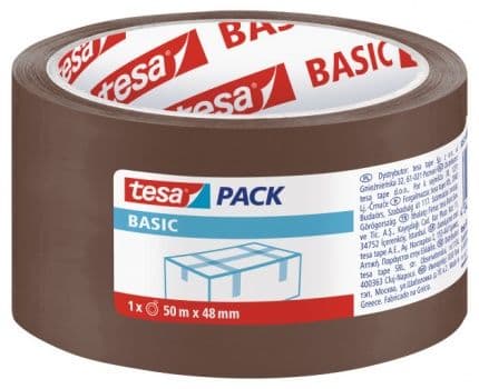 TESA 58573-00000-00-00, ruskea, polypropeeni (PP), 50 m, 48 mm