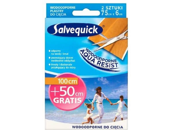 Salvequick Aqua Resist Vanntett Kuttbare Plaster 150cm