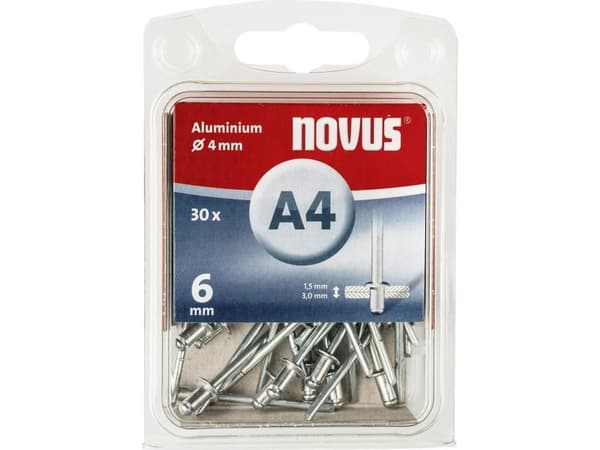 Novus Office 105082106 Blindnitter (Ø x L) 4 mm x 6 mm 30 stk