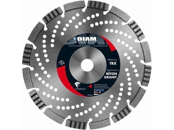 Timanttiterä 125 x 22/12 DIAM TRX laser, ammattikäyttöön (DITRX125/22)