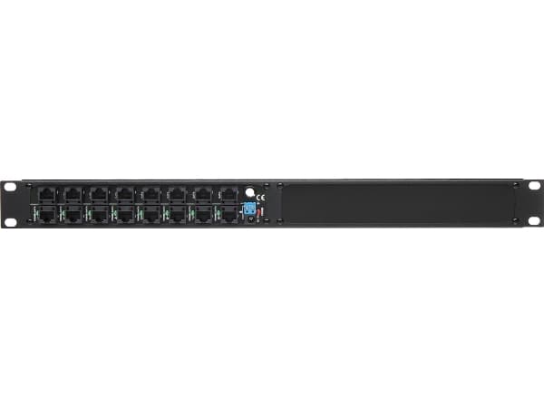 Delta Patch panel 19 "8x RJ-45/8x RJ-45 (POE-8/R19)