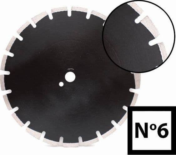 Abraboro diamant asfaltskiva 350 x 25.4/10 N6 laser (AB35000006)