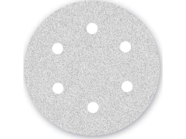 Menzer WHITE sandpapper fi 225 med 6 hål K60 för gipsslipmaskiner 25 st/förpackning LHS/TBS 225 PRO