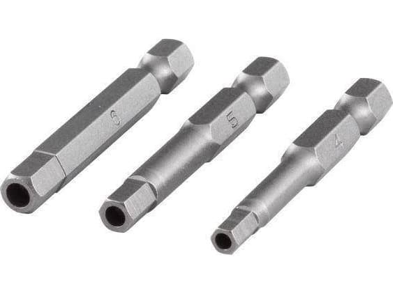 wolfcraft GmbH 4006885126305, 3 stykker, Sikkerhets-hex (metrisk), 4,5,6 mm, 50 mm, 25,4 / 4 mm (1 / 4"), Sekskantet