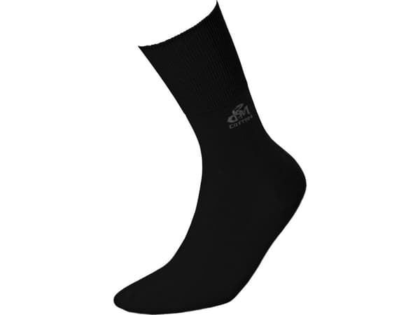 JJW DeoMed Cotton terveyssukat musta väri koko 43-46