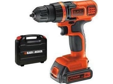 Black&Decker EGBL18K 18 V bormaskin 1 x 1,5 Ah batteri