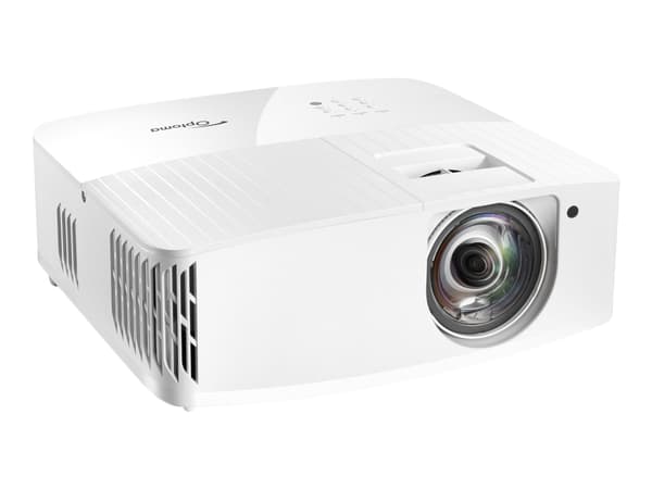 Optoma 4K400STx, 4000 ANSI lumenia, DLP, 2160p (3840x2160), 1000000:1, 16:9, 925,3 - 7633,5 mm (36.4 - 300.5") Valkoinen