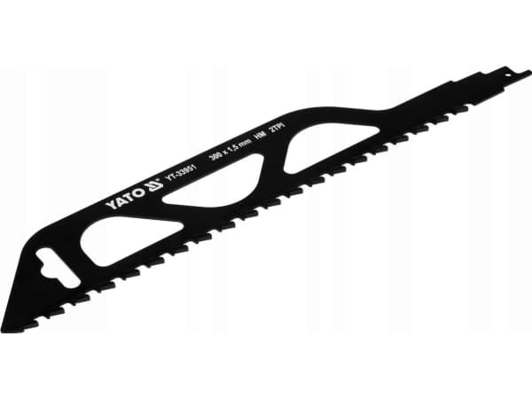 Yato YT-33951, Tigersågblad, Keramiska, Betong, Karbid, Svart, 30 cm, 1 styck
