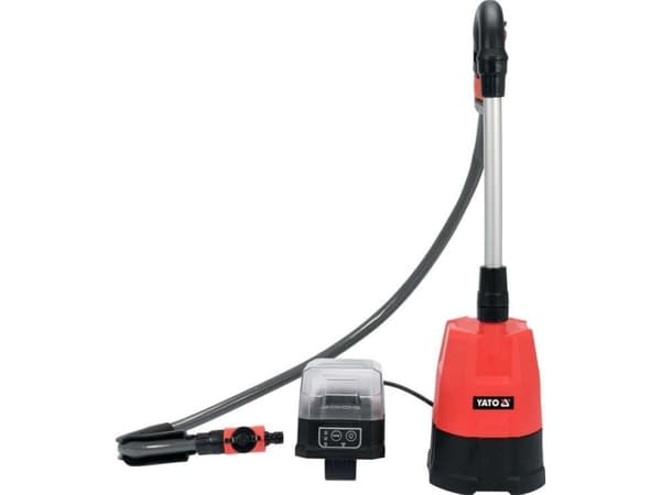 YATO DYKKPUMPE 18V FOR REGNVANN UTEN BATTERI OG LADER - SOLO