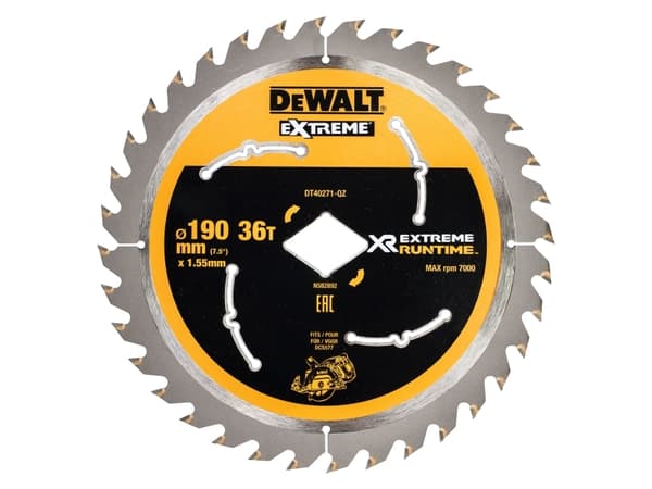 Dewalt sågblad för dcs577 190x36t ctb
