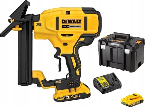 Dewalt 18v xr häftapparat för golvbrädor 18ga xr li-ion 2 x 2.0a