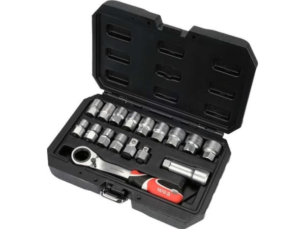 YATO SPLIT-nycklar 17el 3/8"/1/2" SPLINE