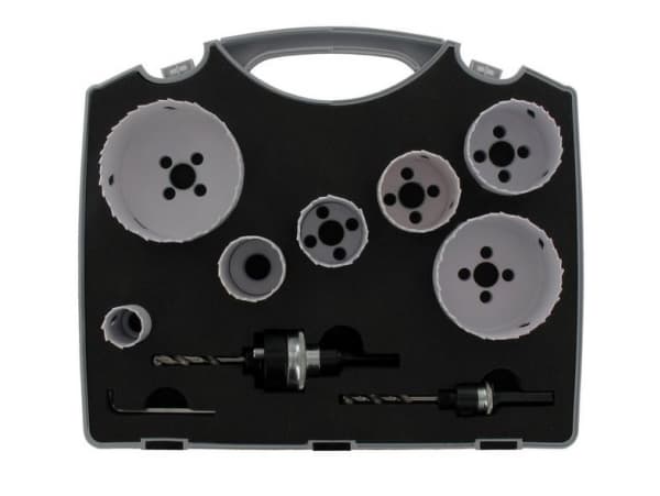 Abraboro Bi-metal holesaw set 22-76mm 2 adapters (AB30510000)