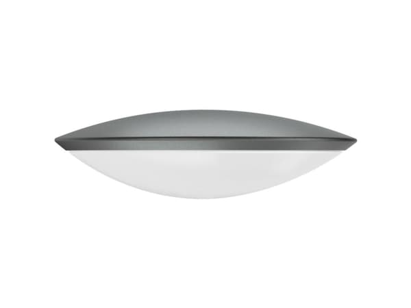 STEINEL L 825 SC, Vegglys, Antrasitt, Aluminium, Plast, IP44, Inngang, Fasade, Gangsti, II