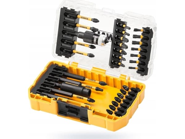 Dewalt 32 part set of acces. flextorq + term mug