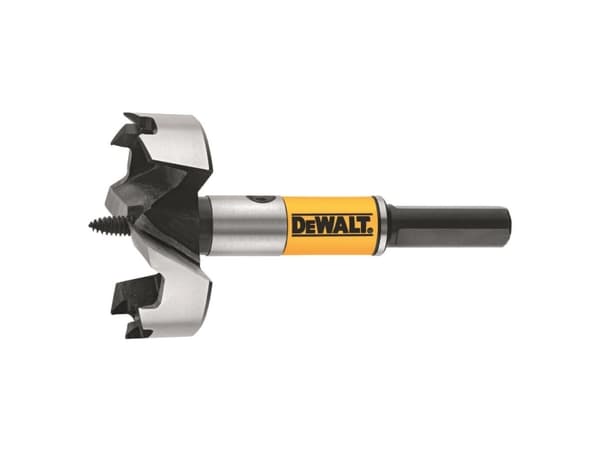 DeWALT DT4576-QZ, Borr, Forstnerborr, Högerrotation, 2,8 cm, Trä, Gul, Svart, Rostfritt stål