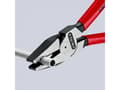 Miniatyrbilde 5 av 5: Knipex 02 01 180 SB, Kombinasjonstang, Støtbestandig, Dielektrisk, Stål, Plast, Rød, 180 mm