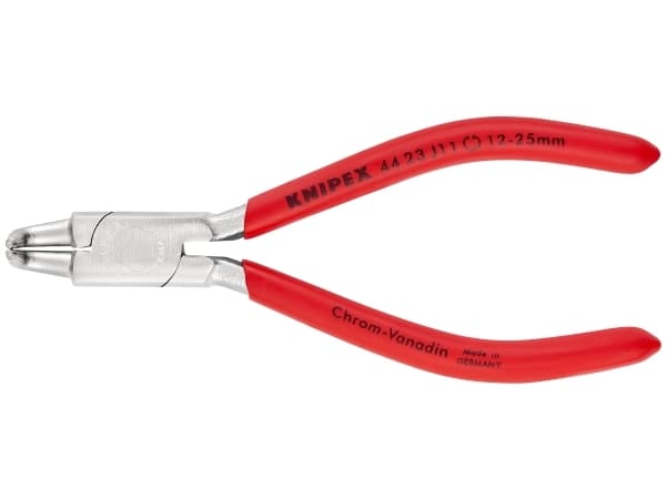 Knipex 44 23 J11, Låseringtang, Kromvanadiumstål, Plast, Rød, 130 mm, 89 g