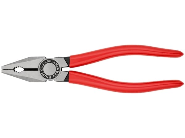 Knipex 03 01 200 SB, Kaapelipihdit, Terästä, Muovi, Punainen, 20 cm