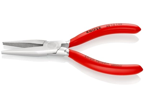 Knipex 30 13 140, Nåletang, 4 mm, 4,2 cm, Krom-vanadium-stål, Röd, 14 cm