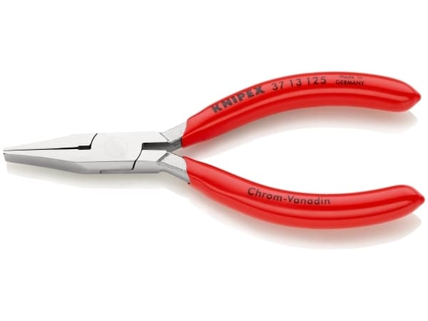 Knipex 37 13 125, Nesetang, 5,5 mm, 2,7 cm, Stål, Rød, 125 mm